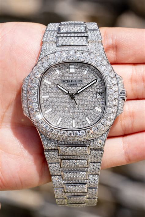 patek philippe watch with diamonds.